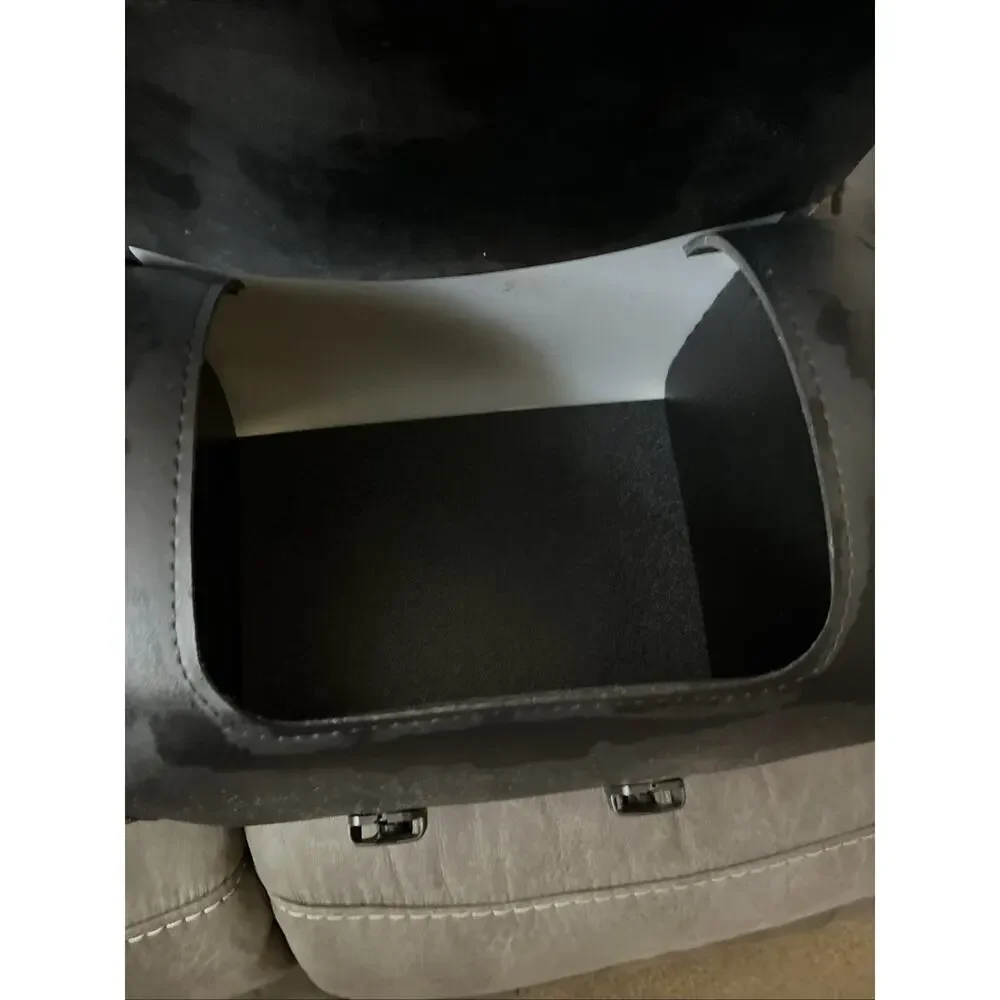 Willie & Max 58502-01 Ranger Studded Max Pax Saddle Bag Black Motorcycle Storage
